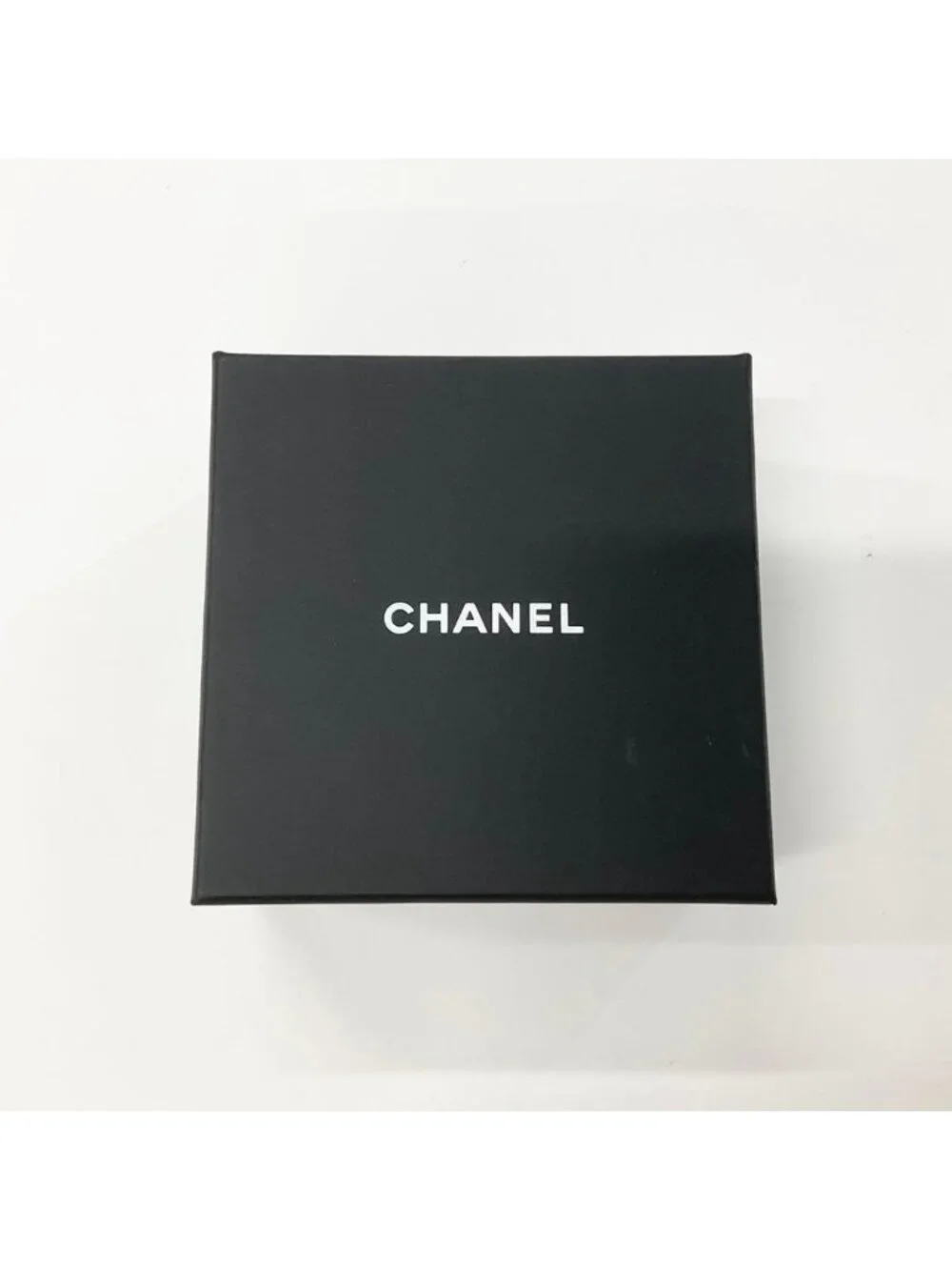 Chanel CC Logo Chain Bangle Bracelet Purple Gold
